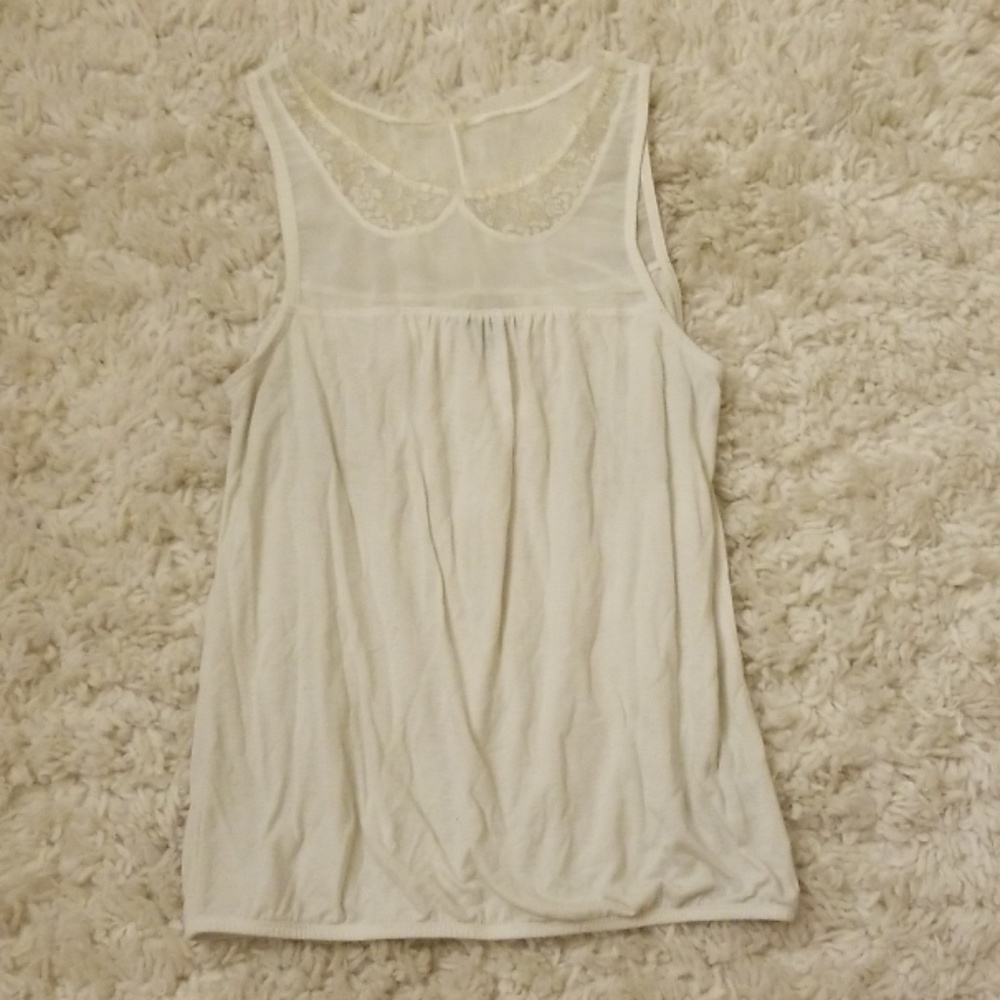 White tank top